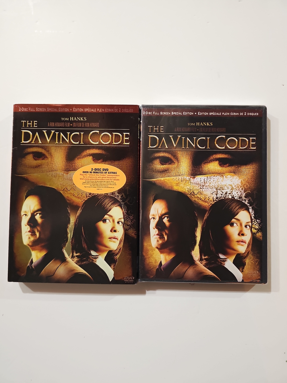 The DaVinci Code (DVD, 2006, 2-Disc Full screen Special Edition Slipcover Sealed